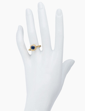 Sapphire Byzantium Ring