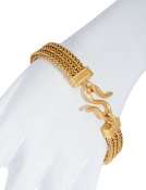 22kt Gold Thai Weave Bracelet View 2