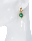 Variscite and Diamond Drops View 2