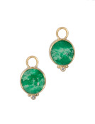 Variscite and Diamond Drops View 1
