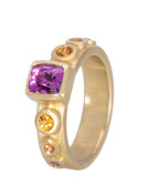 Pink Sapphire Ambrosia Ring View 1