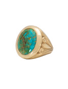 Sonoran Turquoise Scroll Ring View 1