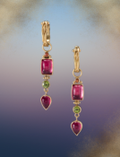 Pink Tourmaline Turkish Delight Drops View 1