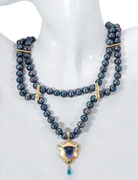 Tanzanite Victorian Consort Necklace