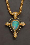 Opal Andromeda Multiverse Pendant View 3