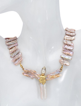 Freshwater Pearl Angel Necklace