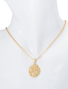 Athena Coin Pendant