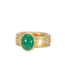 Emerald Etruscan Band View 1