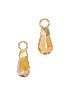 Capped Citrine Drops View 1