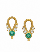 Emerald and Diamond Riviera Drops View 1