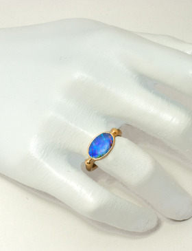 Boulder Opal Ring