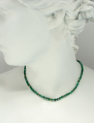 Emerald and 18 Karat Gold Necklace View 2