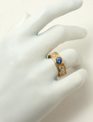 El Grande Etruscan Sapphire Ring View 2