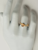 Cognac Diamond Be Mine Ring View 2