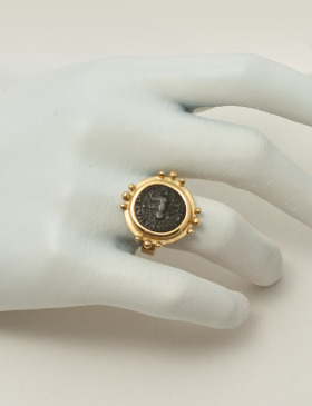 Constantine I The Great Coin Ring