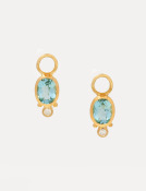 Aquamarine and Diamond Moondrops View 1