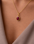 Ruby Polka Dot Pendant View 2