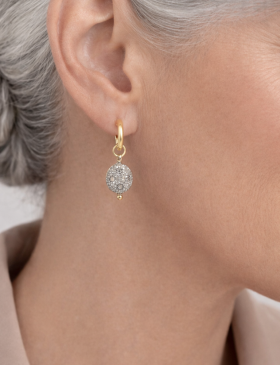 Celestial Pave Oval Drops