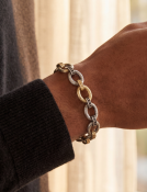 Aries Mixed Metal Bracelet View 2