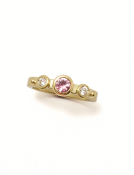 Dusty Pink Sapphire Queen of Cups Ring View 1