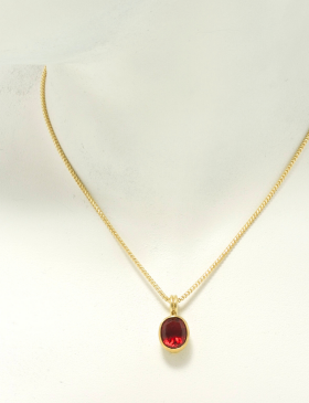 Mexican Fire Opal Pendant