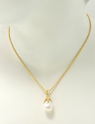Starfish and Pearl Pendant View 2
