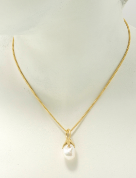 Starfish and Pearl Pendant