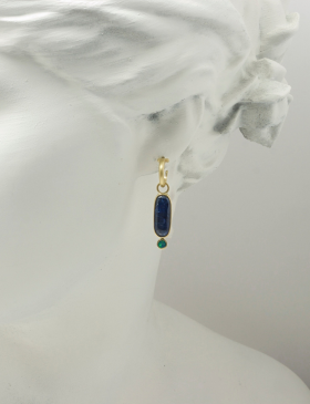 Kyanite and Opal Drops