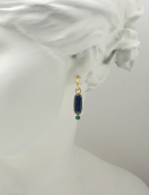 Kyanite and Opal Drops View 2