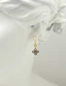 Flower Pave Drops View 2