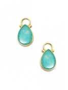 Pear Chrysocolla Drops View 1