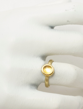Yellow Sapphire Be Mine Ring