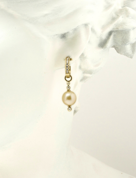 Golden South Sea Pearl Drops