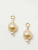 Golden South Sea Pearl Drops View 1