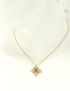 Golden Lotus Pendant