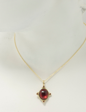 Rubelite Star Pendant