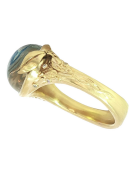 Vine Ring with Blue Moonstone and Diamonds View 1