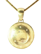 Malina Pendant with Tanzanite and Diamond View 1