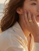 Fancy Yellow Diamond Be Mine Ring View 2