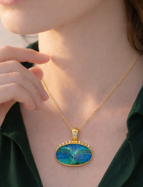 Azule Opal Pendant