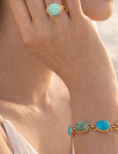 Multi Stone Turquoise Bracelet View 2