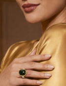 Gaia Black Diamond Ring View 2