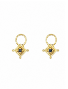 Nuevo Dew Drops with Blue Sapphires View 1