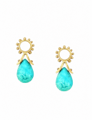 Aria Drops with Turquoise View 1