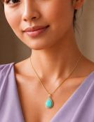 Sonoran Turquoise Sunshine Pendant View 2