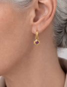 Hexi Drops with Grape Garnets View 2