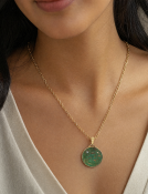 Catalina Turquoise Sunburst Pendant View 2
