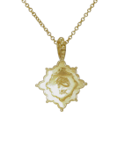Aquamarine Tapestry Pendant View 1