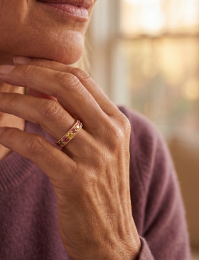 Montana Sapphire Eternity Band