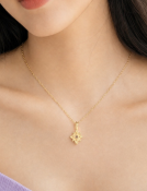 Kite Pendant with Cognac Diamond View 2